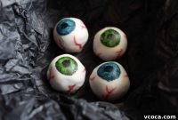 Hauntingly Delicious White Chocolate Eyeballs