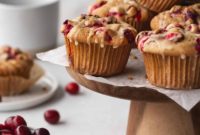 Zesty Orange Cranberry Muffins
