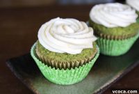 Vibrant Spinach Cupcakes with Zesty Orange Frosting