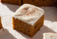 Spiced Pumpkin Squares