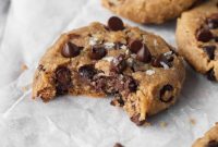 Soft and Chewy Chocolate Chip Chickpea Cookies