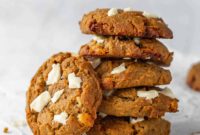 Gluten Free Chai White Chocolate Cookies