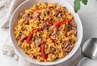 Flavorful Vegan Arroz Valenciana