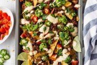 Pulled Jackfruit Nachos with Cheesy Vegan Queso