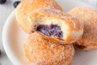 Blueberry Cheesecake Doughnuts
