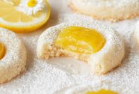 Tangy Lemon Curd Cookies
