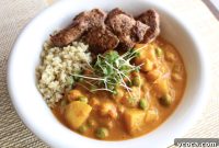 Spicy Jerk Chicken and Hearty Chickpea Curry
