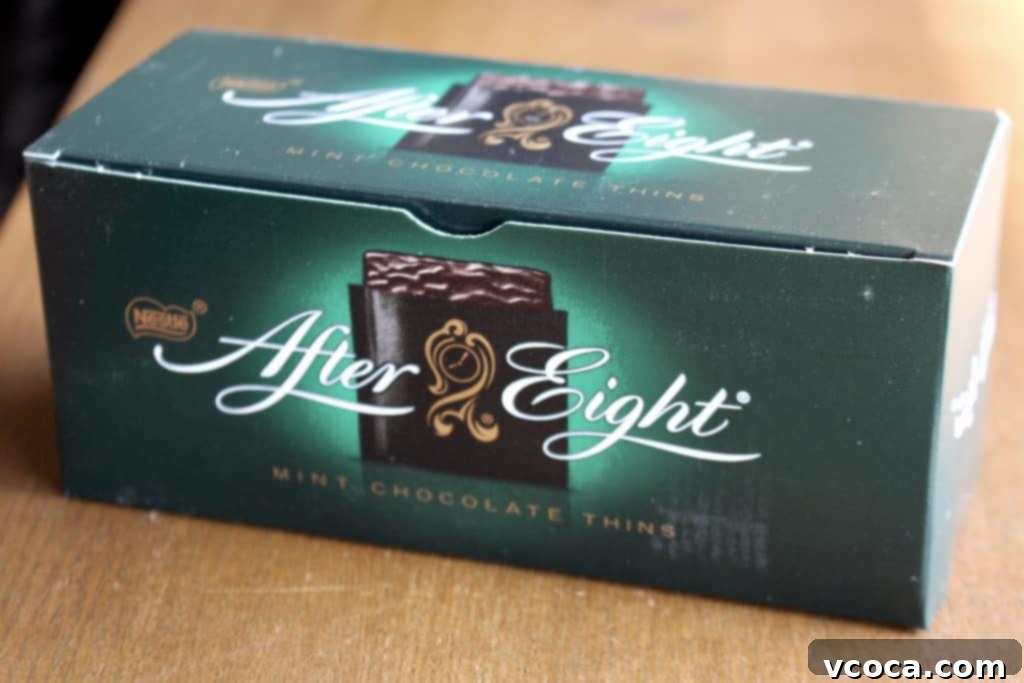 Fudgy After Eight Brownies 4 After Eight chocolates for brownies