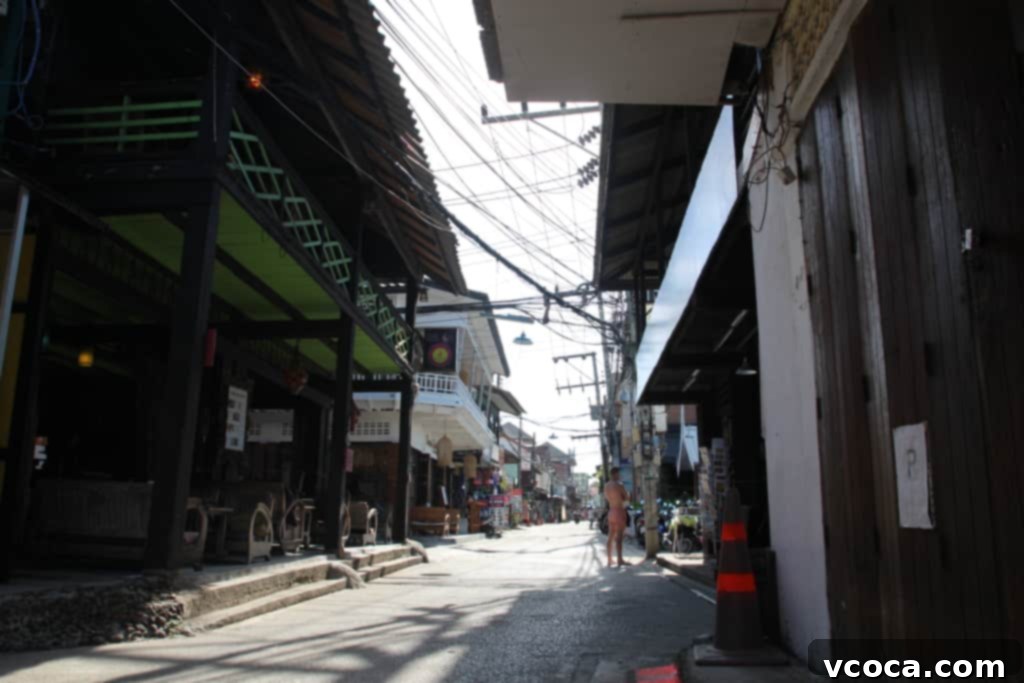 Our Koh Samui Honeymoon Delivered More Than Memories 21 A scenic view of Fisherman's Village in Bophut, Koh Samui, with its charming beachfront establishments and calm waters.