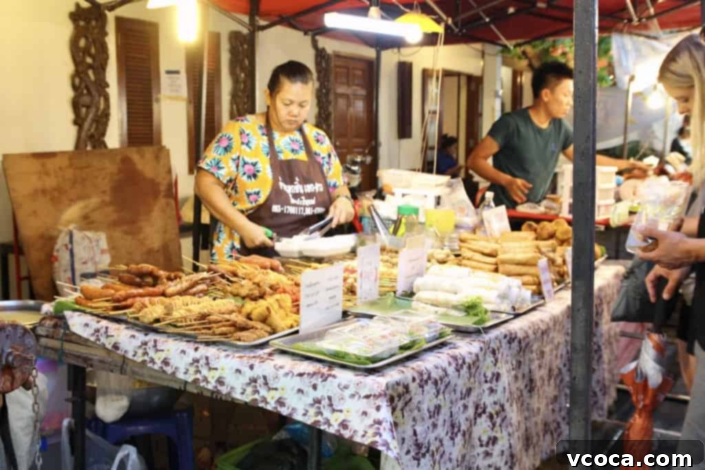 Our Koh Samui Honeymoon Delivered More Than Memories 23 Fisherman's Village street transforming into a vibrant night market, with stalls and twinkling lights.