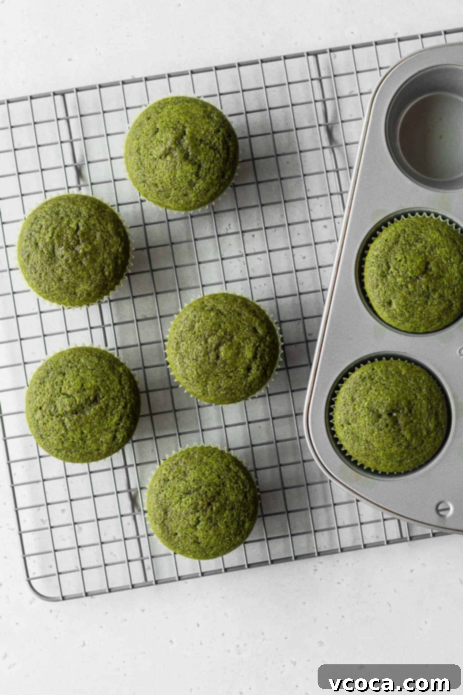 Take the cupcakes onto a wire rack to cool