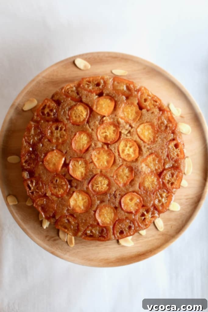 kumquat upside down cake