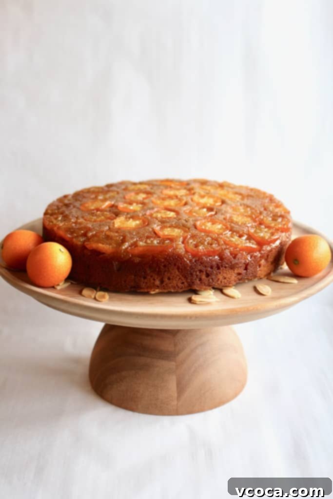 kumquat upside down cake