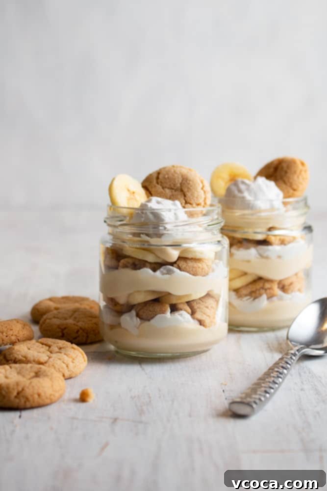 Creamy Vegan Banana Pudding 4 This vegan banana pudding is unbelievably quick and easy! Using vegan coconut custard, this no bake banana pudding recipe is the best!