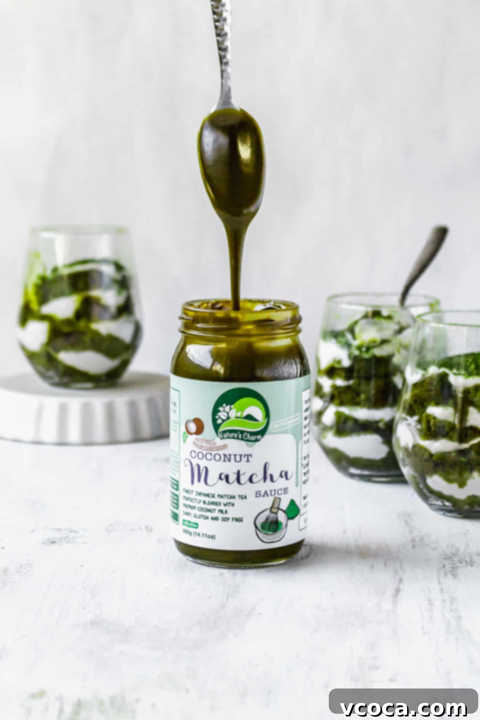 Effortless Plant-Based Matcha Tiramisu 7 Creamy coconut whipped cream being prepared in a mixer, ready to be layered into the vegan matcha tiramisu.