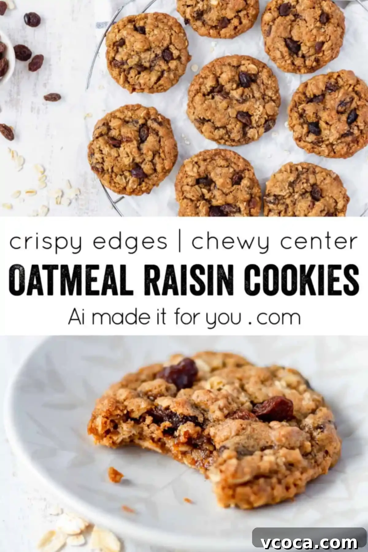 Chewy Brown Butter Oatmeal Raisin Cookies 11 These chewy oatmeal raisin cookies are irresistible! Browned butter, brown sugar, cinnamon, and nutmeg make these cookies soft and delicious! #oatmealcookies #oatmealraisin #cinnamon #nutmeg #rolledoats