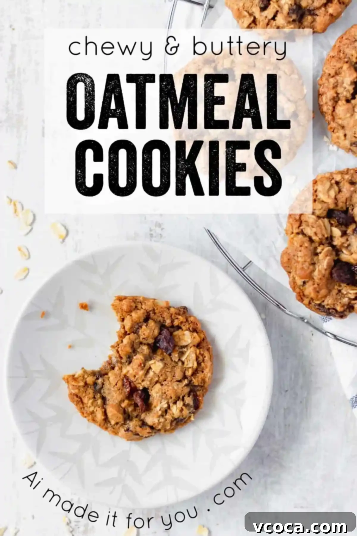 Chewy Brown Butter Oatmeal Raisin Cookies 10 These chewy oatmeal raisin cookies are irresistible! Browned butter, brown sugar, cinnamon, and nutmeg make these cookies soft and delicious! #oatmealcookies #oatmealraisin #cinnamon #nutmeg #rolledoats