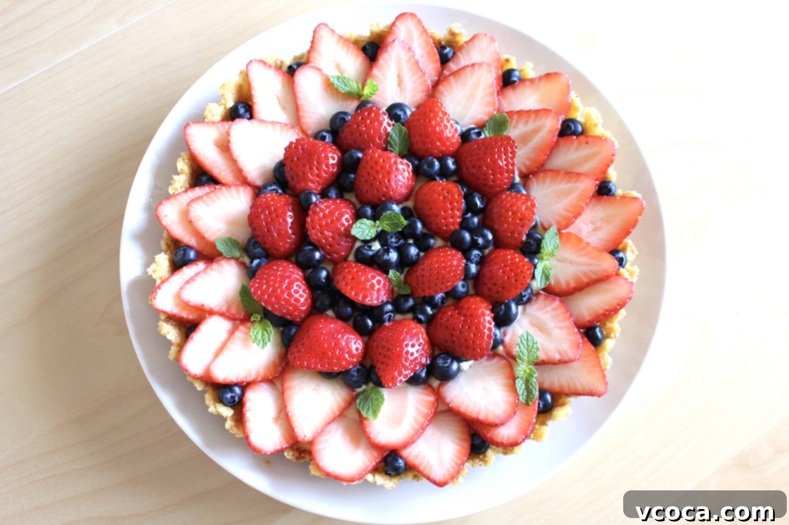 Luscious Strawberry and Blueberry Tart 10 Strawberry and blueberry tart